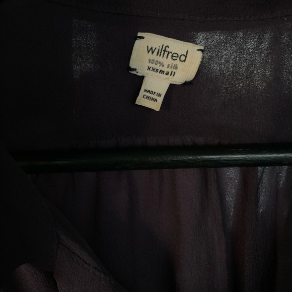 ARITZIA Wilfred 100% Silk Button Up Blouse - XXS - Picture 3 of 4